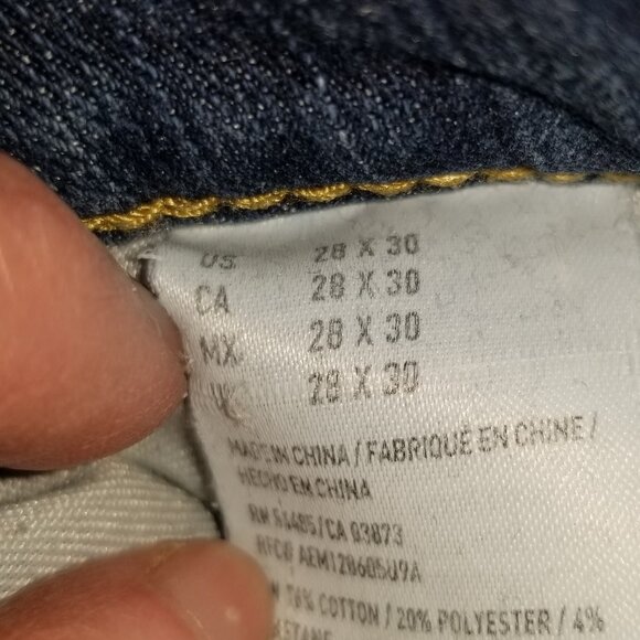 AE slimstraight jeans, 28 X 30 - Picture 4 of 9